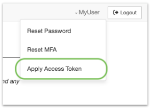 Link to apply token