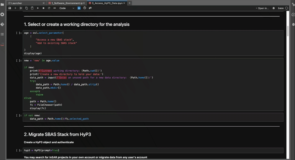 Hide entire sections of code cells beneath a markdown cell by clicking the vertical blue bar to the left of the markdown cell.