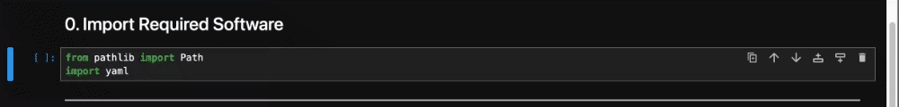 You can hide an individual code cell by clicking the blue vertical line to the left of the code cell.