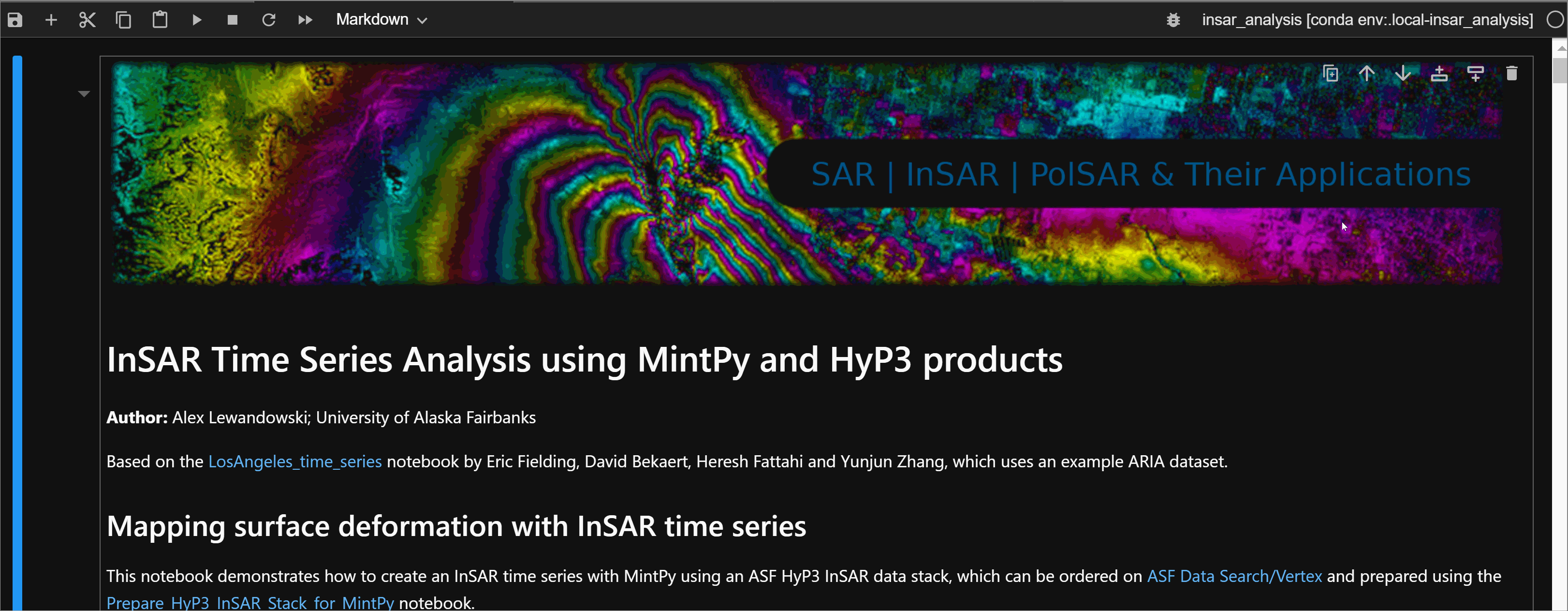 Changing a notebook’s kernel.