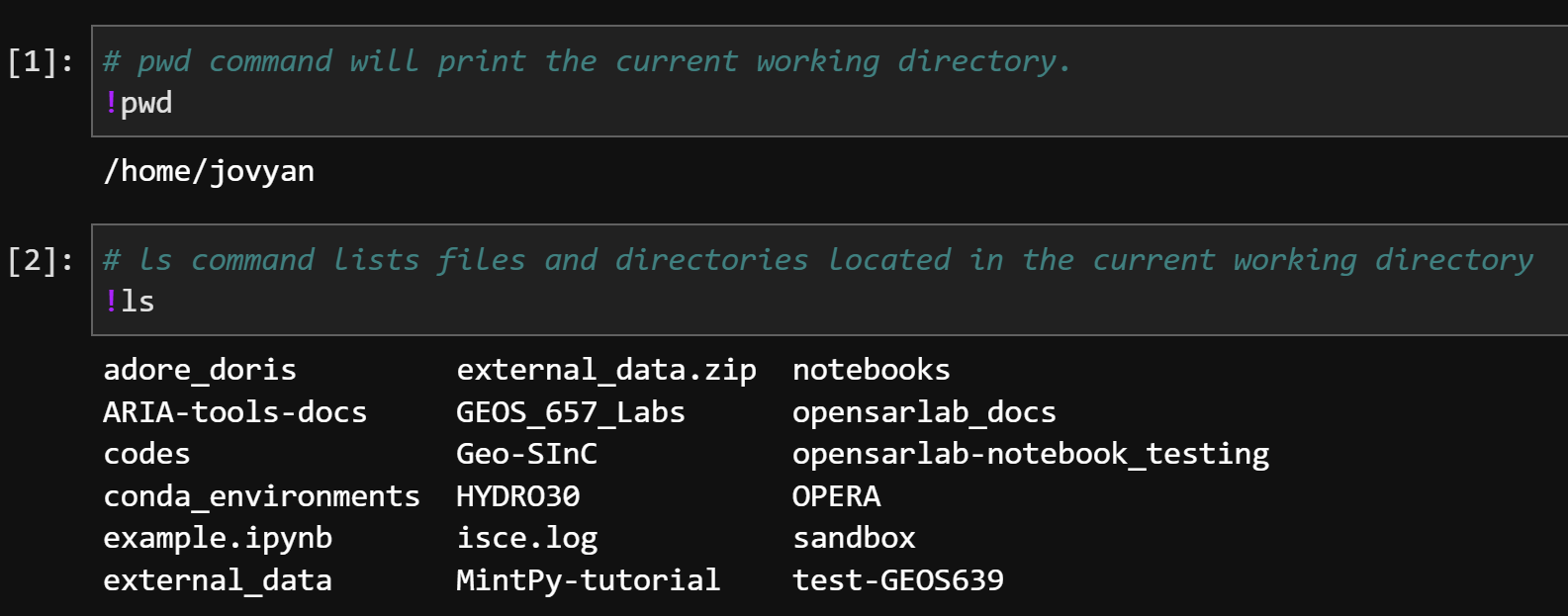 shell assignment syntax